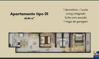Imagem 4: RESIDENZIALE VILLA BERTIN - APARTAMENTO 02 DORMITÓRIOS, SENDO 01 SUÍTE - NO BAIRRO CORDEIR