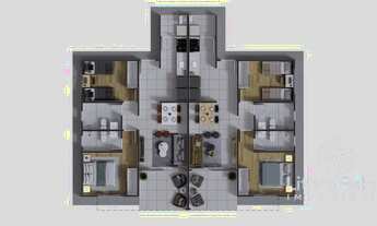 Imagem: 3 dormitórios, 1 suítes, 2 banheiro, 2