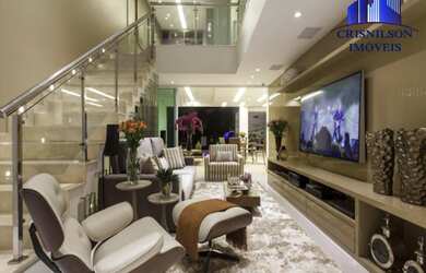 Imagem 3: CASA À VENDA ALPHAVILLE II SALVADOR, DECORADA, 4 SUÍTES, PISCINA, ARMÁRIOS, R$ 5.500.000,0