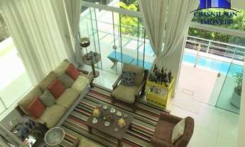 Imagem 2: CASA À VENDA ALPHAVILLE I SALVADOR, R$ 4.500.000,00, DECORADA, 4 SUÍTES, SUÍTE MÁSTER COM