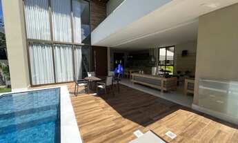 Imagem 2: CASA À VENDA ALPHAVILLE I R$ 7.300.000,00 ENERGIA SOLAR SUÍTE MÁSTER COM CLOSET, 4 SUÍTES