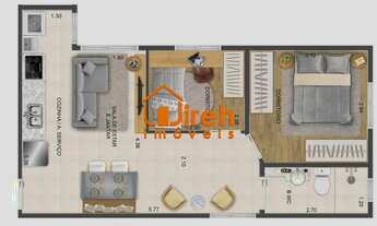 Imagem 3: Apartamento 2 dorm 1 vaga Centro de Mauá