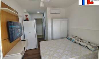 Imagem 5: ALUGO Temporada Apartamento Studio Mobiliado, Amaralina, 18m², 1/2 com Varanda, sala, banh