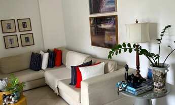 Imagem 2: ALUGO apto mobiliado 120m²- Graça, 3/4 , 2 suítes, sala ampla, 4 banheiros, cozinha, área