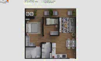 Imagem 2: Apartamento no Ed. Torre Sul - 2 dormitórios