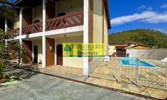 Imagem 2: Sobrado 3 Dorms. com Piscina e Churrasqueira - Condomínio na Prainha, Caraguatatuba - 73m²