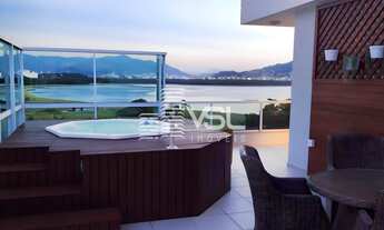 Imagem 6: Cobertura com 3 dormitórios, 3 garagens SEMI MOBILIADA, com linda VISTA MAR