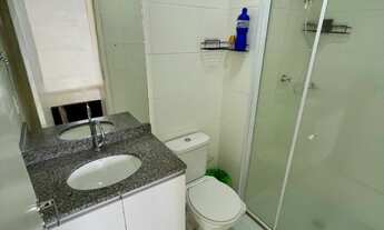 Imagem 7: Apartamento mobiliado para alugar no Tatuapé com 24m², 1 Suíte, Cozinha integraga com a sa