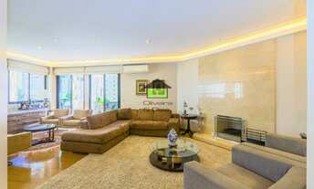 Imagem 5: 200m2 com hall privativo, living com 3 ambientes, lareira, 3 suítes, sala TV, escritório