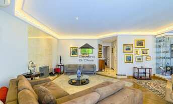 Imagem 4: 200m2 com hall privativo, living com 3 ambientes, lareira, 3 suítes, sala TV, escritório