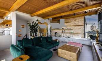 Imagem 4: Cobertura duplex em Pinheiros com vista panorâmica e fino acabamento, espaçosa e bem distr