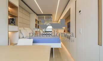 Imagem 2: Apartamento na região de Pinheiros com 1 dormitório e 1 vaga, 30m²