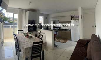 Imagem 2: Apartamento Mobiliado para Locação em Nova Brasília Joinville - 2 Dormitórios, Sacada com