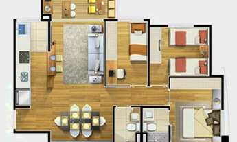 Imagem 3: 3 dormitórios, 1 suítes, 1 banheiros, 70M² de Área Construída, 141M² de Área Total
