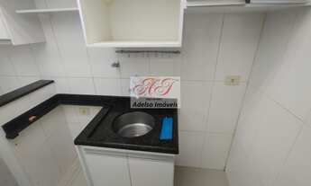 Imagem 7: Aluguel de Apartamento em Santos-SP, Bairro Embaré - 1 Quarto, 1 Sala, 1 Banheiro, 1 Vaga