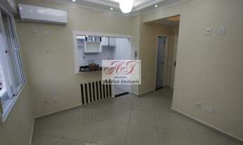 Imagem 2: Aluguel de Apartamento em Santos-SP, Bairro Embaré - 1 Quarto, 1 Sala, 1 Banheiro, 1 Vaga