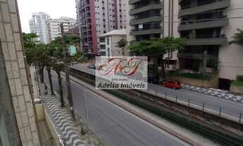 Imagem 2: Apartamento à venda no Embaré, Santos-SP: 2 quartos, 1 sala, 2 banheiros, 1 vaga de garage