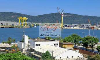 Imagem 4: Apartamento à venda na Ponta da Praia, Santos-SP: 2 quartos, 1 suíte, 2 salas, 2 banheiros