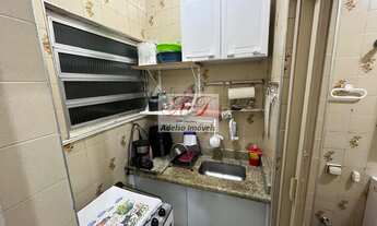 Imagem 3: Apartamento à venda no Embaré - Santos-SP: 1 quarto, 1 banheiro, 1 vaga, 32m² de área. Apr