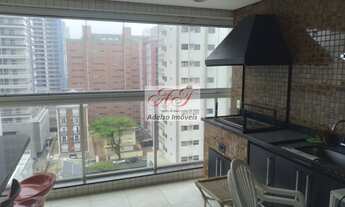 Imagem 1: Apartamento à venda em Santos-SP, Embaré: 3 suítes, 130m², 2 vagas. Aproveite essa oportun