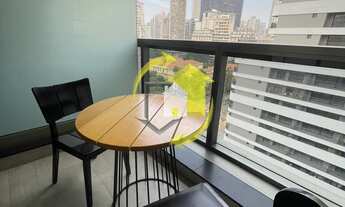 Imagem 2: STUDIO REPÚBLICA - MOBILIADO E EQUIPADO - 28 M² - C/ AR CONDICIONADO - 270M DO METRO