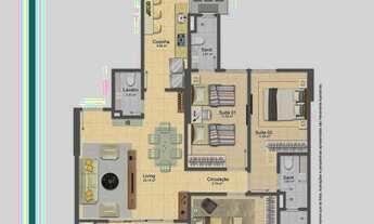 Imagem 5: VILLA DAS SAPUCAIS Luxo no Horto Florestal em Salvador-BA: 3 quartos, 3 suítes, 2 salas, 5