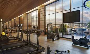 Imagem 5: NOVO 1/4 SALA, ANDAR ALTO ,MODERNO COM EXCELENTE LOCALIZAÇÃO COM ROOFTOP COM PISCINA, ÁREA