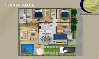 Imagem 6: LANÇAMENTO LINE - CONDOMÍNO FECHADO COM CASAS 2/4 SENDO 1 SUÍTE, TÉRREAS INDIVIDUAIS COM