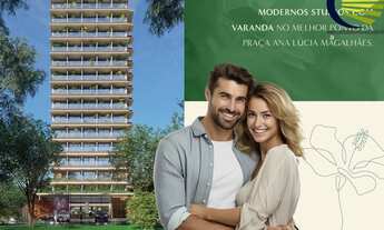 Imagem 2: STUDIO COM VARANDA NA PRAÇA ANA LÚCIA MAGALHÃES COM LAZER-ROOFTOP COM VISTA MARAVILHOSA