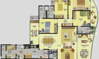 Imagem 3: 4 dormitórios, 4 suíte, 6 banheiro, 4 vagas na garagem, 189M² de Área Construída