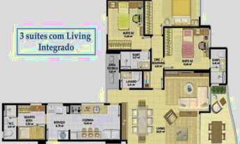 Imagem 3: 4 dormitórios, 3 suíte, 5 banheiro, 10 vagas na garagem, 133M² de Área Construída