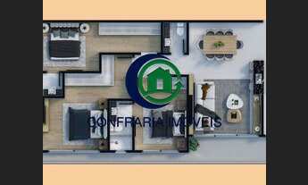 Imagem 2: 3 dormitórios, 3 suíte, 2 vagas na garagem, 123M² de Área Construída, 12380M² de Área Tota