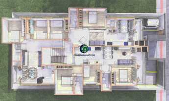 Imagem 3: APARTAMENTO EM CONSTRUÇÃO 2 DORM SACADA GÁS INDIVIDUAL ESTAR/JANTAR 1 VAGA