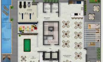 Imagem 7: 3 dormitórios, 3 suíte, 2 vagas na garagem, 123M² de Área Construída, 12362M² de Área Tota