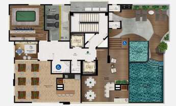 Imagem 3: 3 dormitórios, 3 suíte, 4 banheiro, 2 vagas na garagem, 158M² de Área Construída