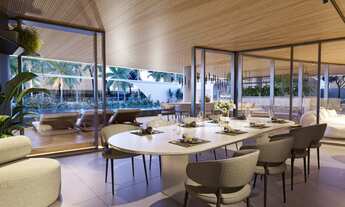 Imagem 7: Flat de luxo à venda no Cabo Branco em João Pessoa-PB com 1 quarto, sala de estar/jantar