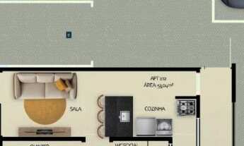 Imagem 2: 03 quartos sendo 01 suíte, Bessa, em obra