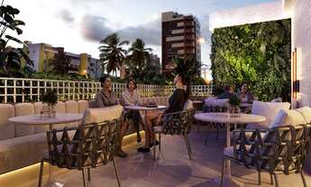 Imagem 6: Flat de Luxo à Venda em João Pessoa-PB, no Bairro Cabo Branco, 1 Quarto, 1 Vaga e 24,66m²