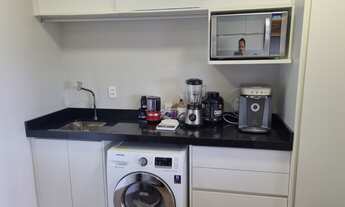 Imagem 2: Apto pronto e mobiliado no Linea, todo com armários planejados, 1 suíte, lavabo, varanda e