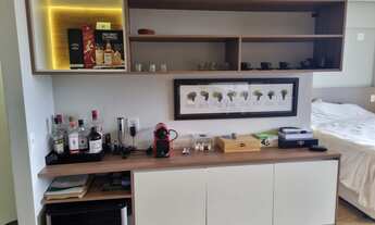 Imagem 5: Apto pronto e mobiliado no Linea, todo com armários planejados, 1 suíte, lavabo, varanda e