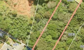 Imagem 2: Terreno predominantemente plano em formato retangular, região residencial em Colombo. Zone