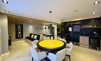 Imagem 5: Apartamento semi mobiliado de 2 dormitórios com suíte, condomínio clube, sacada com churra