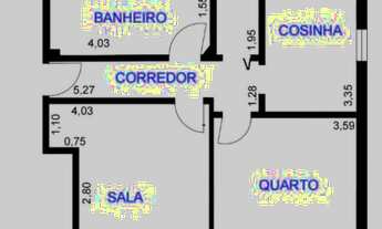 Imagem 4: 1 dormitório, 1 banheiros, 50M² de Área Construída