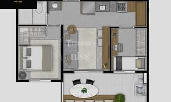 Imagem 2: Lançamento apto à venda em São Paulo-SP, Lauzane Paulista: 2 quartos, 2 salas, 1 banheiro