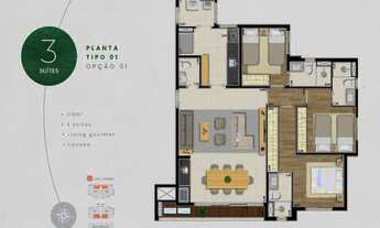 Imagem 3: APARTAMENTO RESIDENCIAL em FRANCA - SP, RESIDENCIAL AMAZONAS