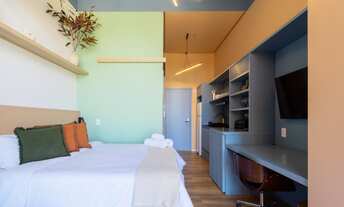 Imagem 4: Apartamento à venda em Pinheiros, São Paulo-SP: 1 quarto, 1 banheiro, 27m² de área. Encont