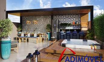 Imagem 5: Lançamento em Jardim Camburi unidade garden planta estendida sol da manha 2 quartos suite