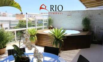 Imagem 2: Cobertura de Luxo no Recreio dos Bandeirantes: 3 quartos, 3 suítes, 3 salas, 2 vagas, 310m