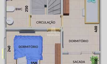 Imagem 4: Sobrado Geminado de Esquina no bairro Jarivatuba