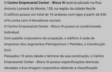 Imagem 3: Sala comercial de 56m² em Boa Viagem para venda ou locação - EMPRESARIAL CENTER III